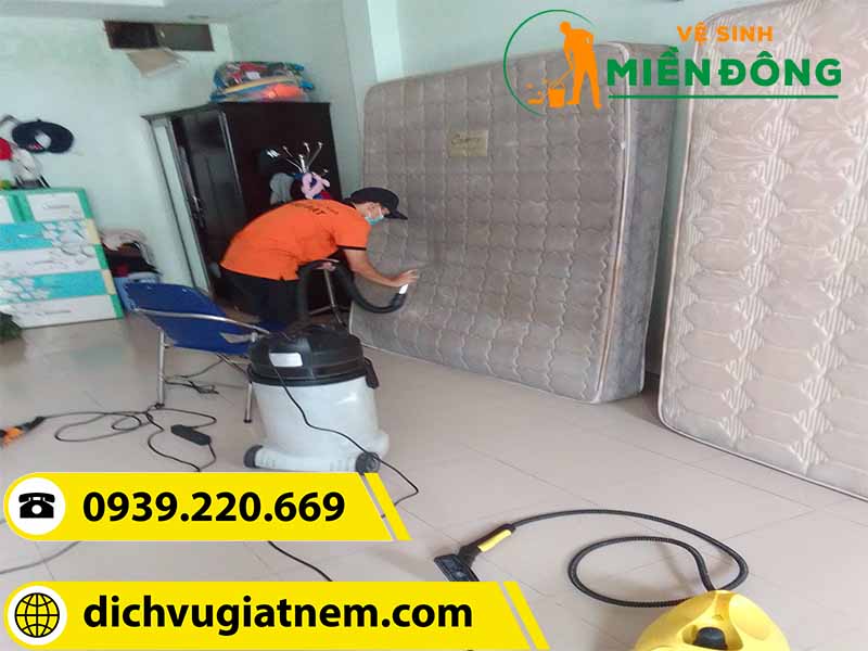 Quy trình cụ thể của dịch vụ giặt nệm tại Tân Phú