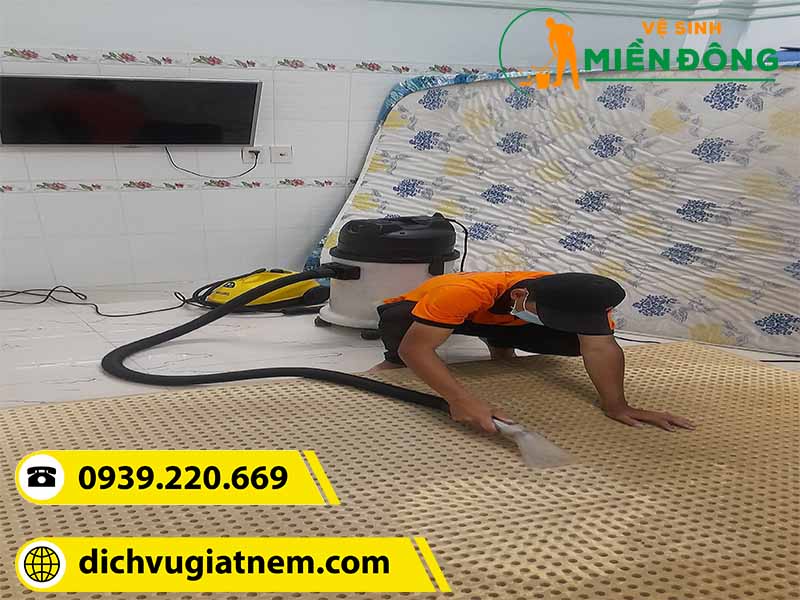 Quy trình cụ thể của dịch vụ giặt nệm tại Tân Phú