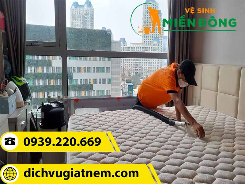 Quy trình chăm sóc nệm chuyên nghiệp