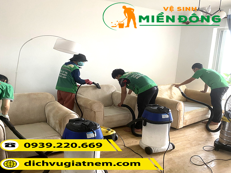 Dịch vụ giặt ghế văn Phòng tại Thuận An