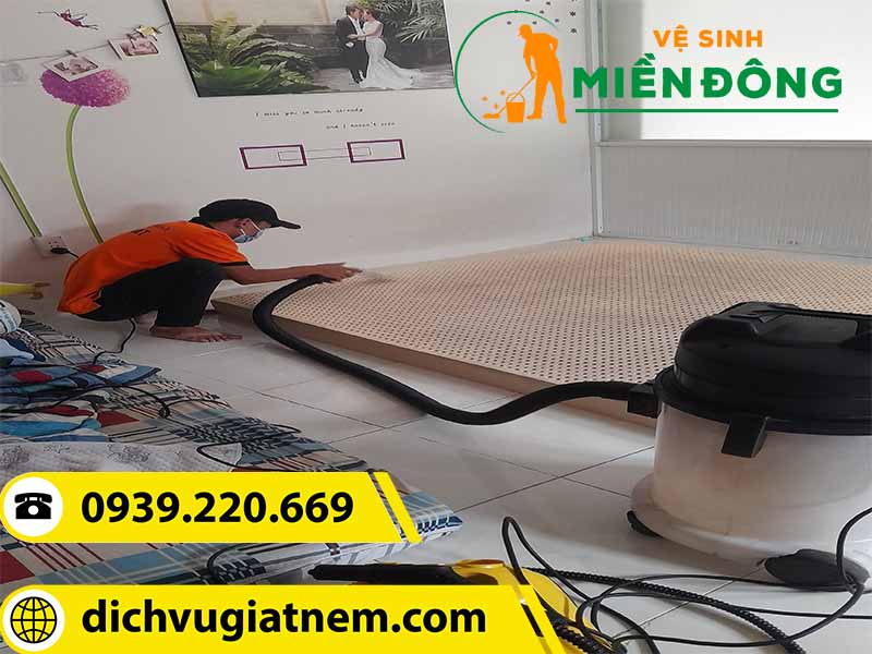 Quy trình giặt nệm tại Vệ sinh miền Đông