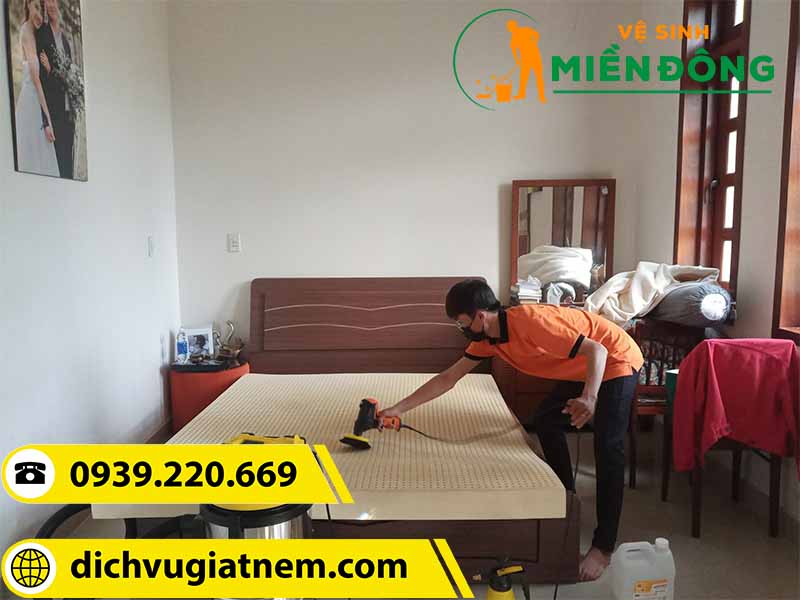 dịch vụ giặt nệm Dĩ an 