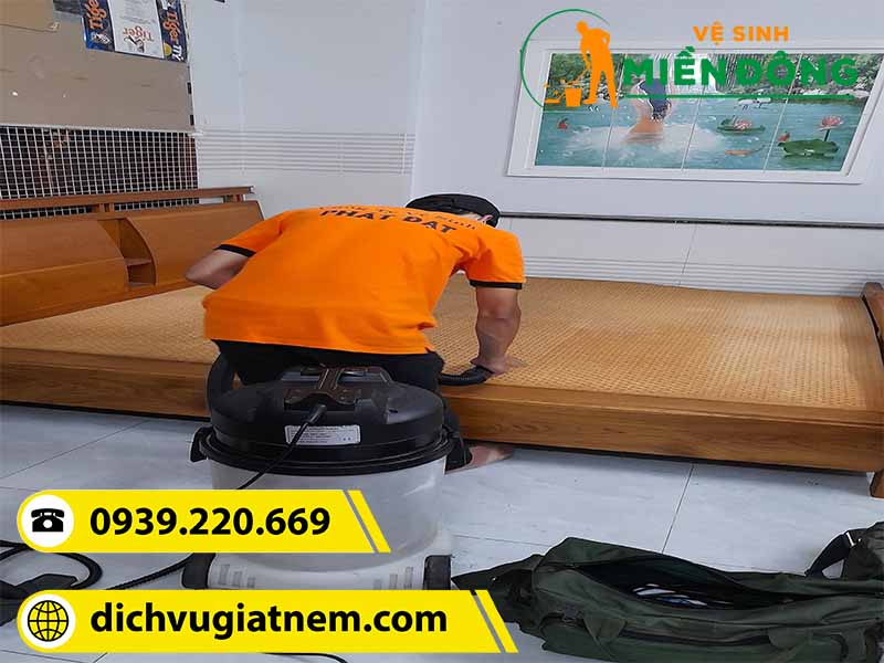 Dịch vụ giặt nệm tại Thuận An bằng công nghệ hơi nước nóng