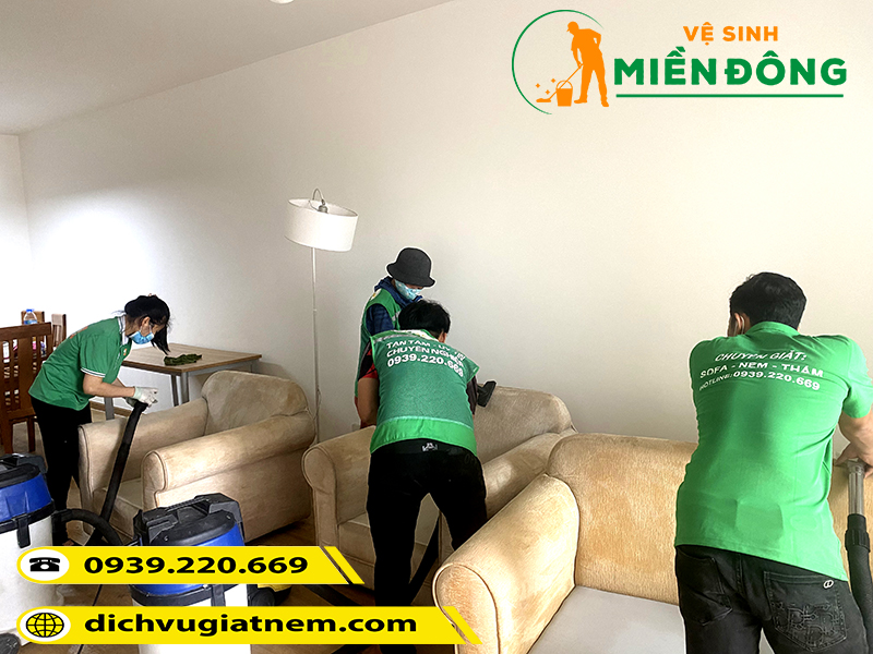 Dịch vụ giặt ghế sofa tại Hồ Chí Minh