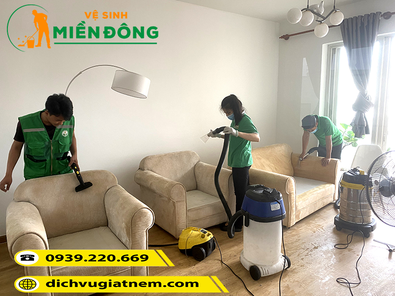 Dịch vụ giặt ghế sofa tại quận 4 