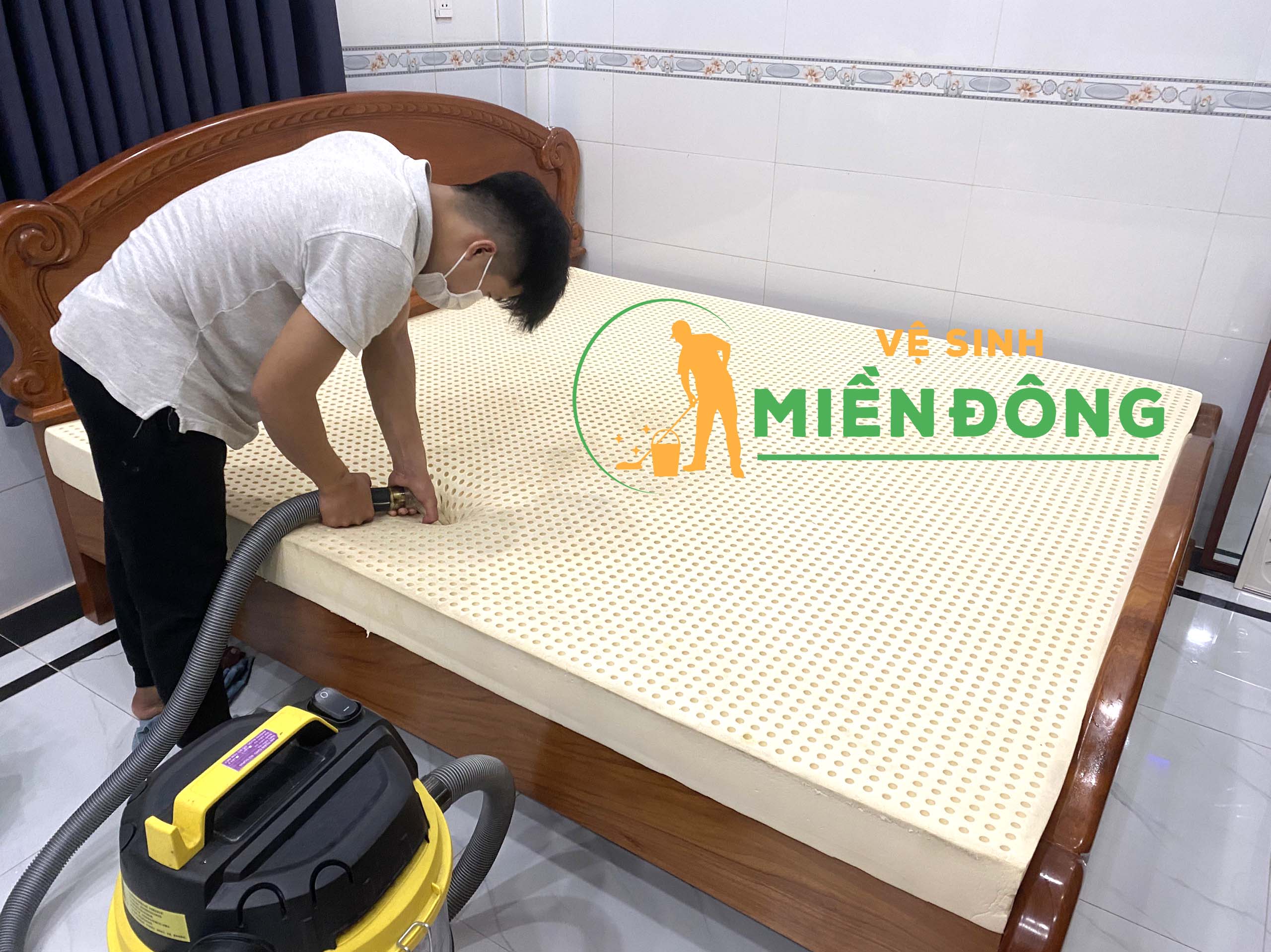 Quy trình dịch vụ giặt nệm tại Thủ Đức