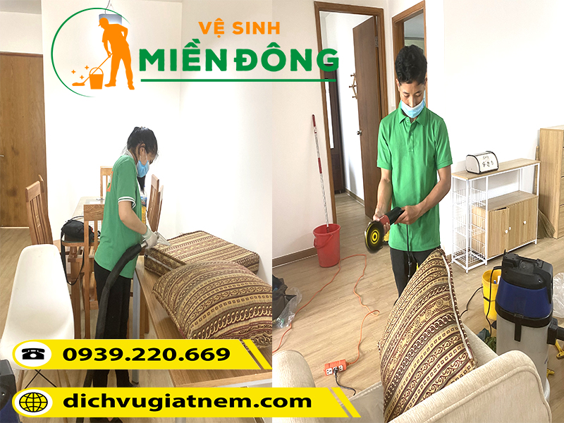 Quy trình giặt ghế sofa tại nhà