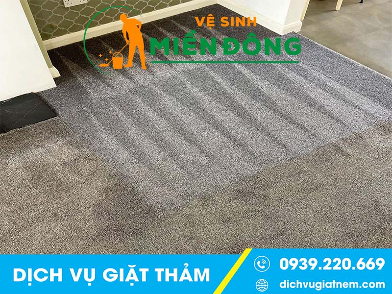 Công ty giặt thảm tại quận 5 giặt sạch sẽ, hiệu quả nhất