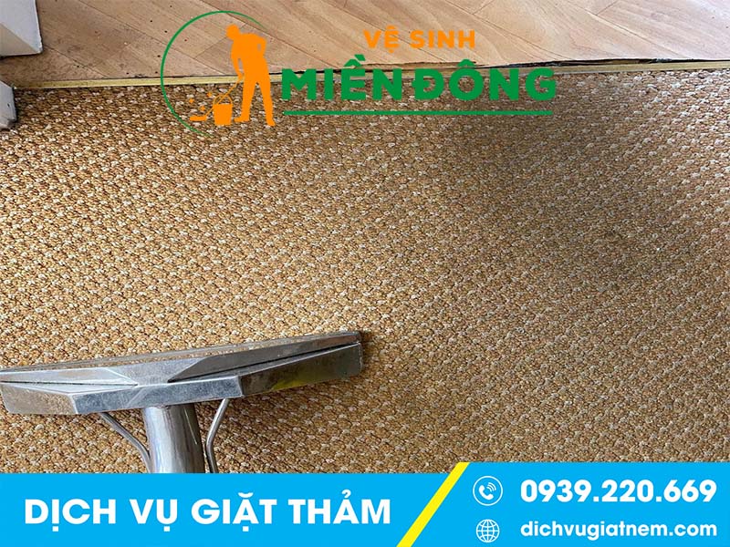 Dịch vụ giặt thảm tại Long Khánh của Vệ sinh Miền Đông có ưu điểm gì?