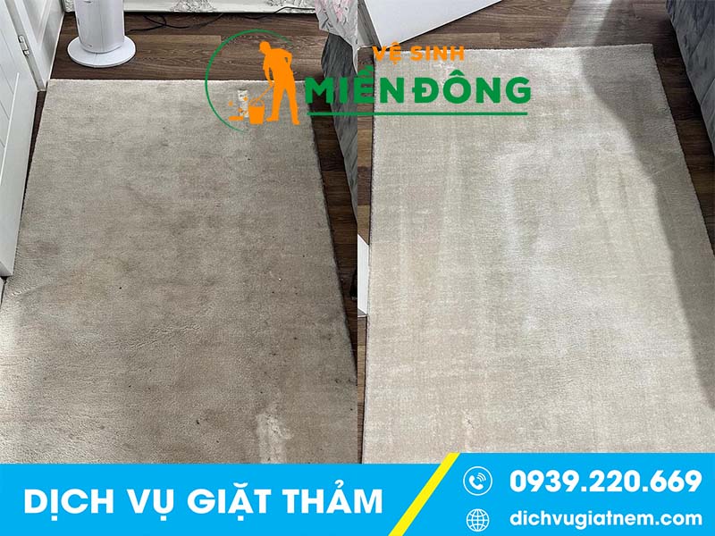 Dịch vụ giặt thảm tại quận 12 hiện đại và chất lượng