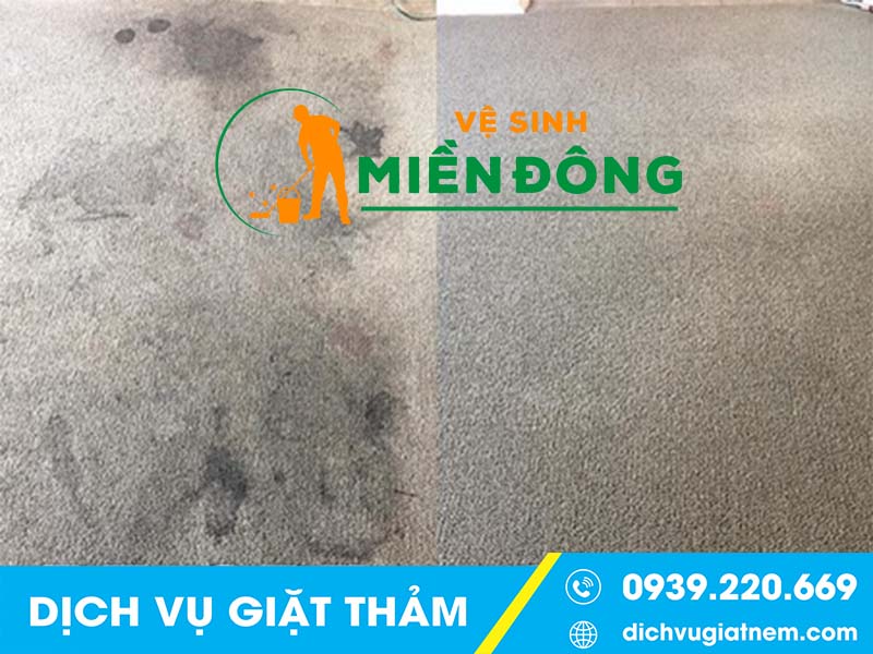 Quy trình giặt thảm tại Gò Vấp
