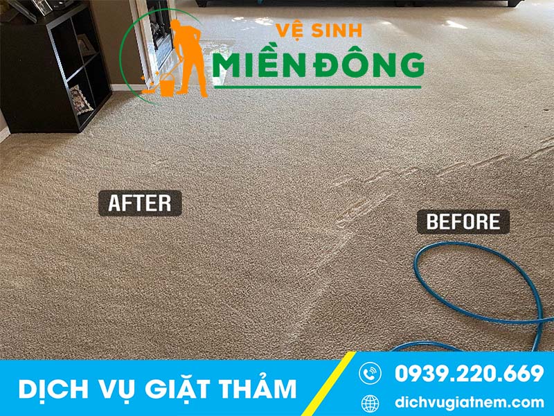 Dịch vụ giặt thảm văn phòng tại Bình Chánh 
