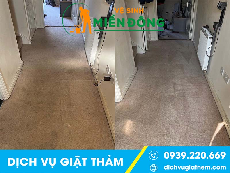 Các lưu ý khi giặt thảm tại Vệ sinh Miền Đông