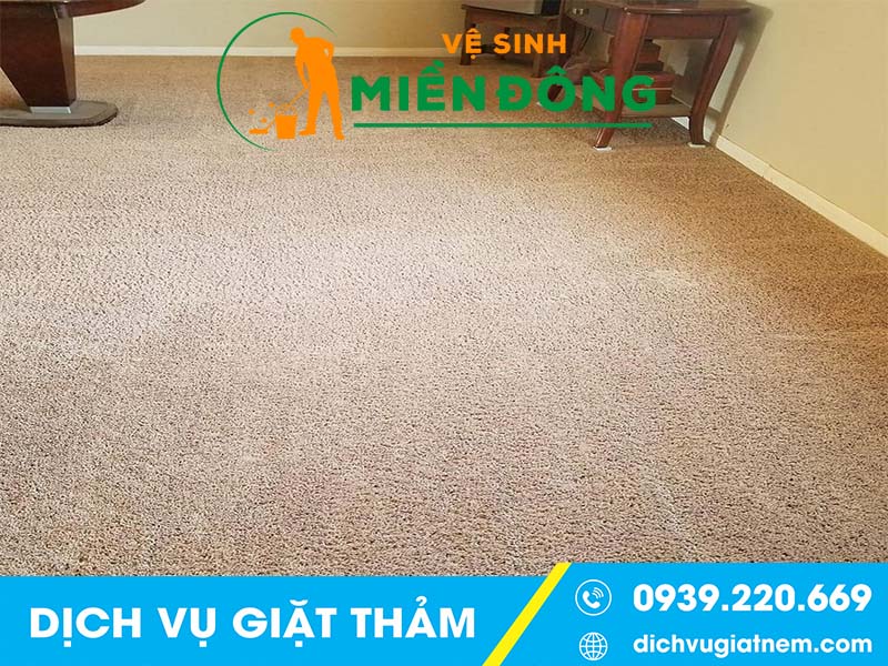Quy trình giặt thảm tại Thủ Dầu 1
