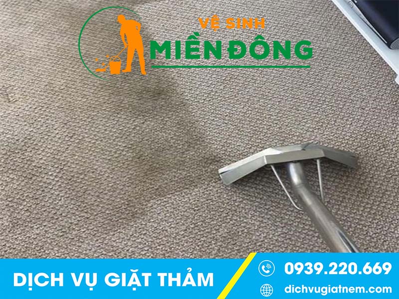 Quy trình giặt thảm tại quận 2