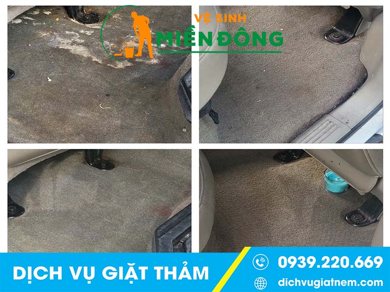 Quá trình giặt thảm tại dịch vụ giặt thảm tại quận 1