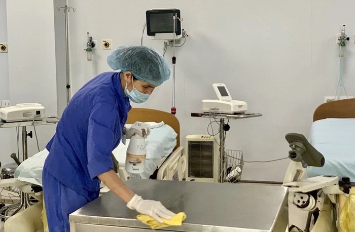 Vệ sinh bệnh viện ở Bình Dương