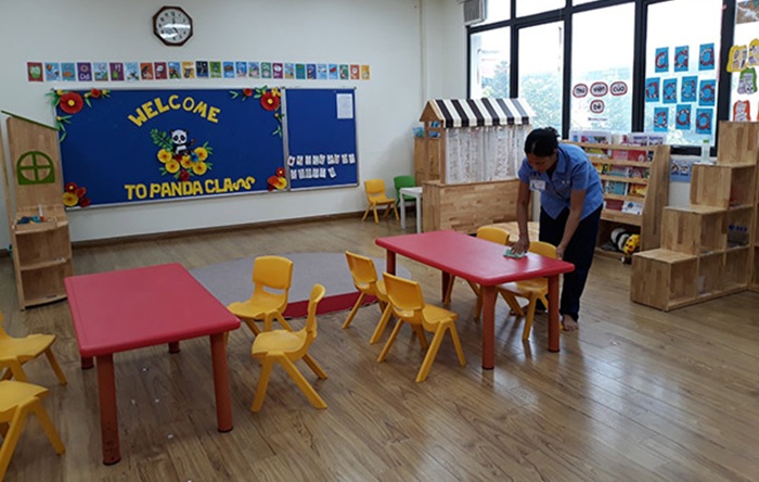 Vệ sinh trường học tại Bình Dương